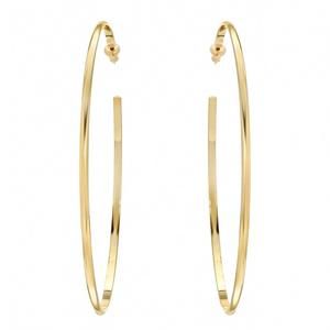NEW EKLEXIC women's hannah hoops in gold